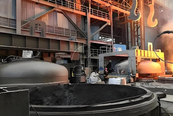 VOD钢包精炼炉示意图